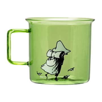 Snufkin glass mug 35 cl - Green - Muurla