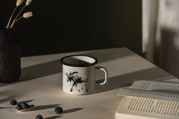 Teemu Järvi x Muurla enamel mug 37 cl - Moose - Muurla