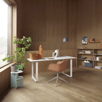 70/70 dining table 170x85 cm - Oak veneer-Plywood-Sand - Muuto