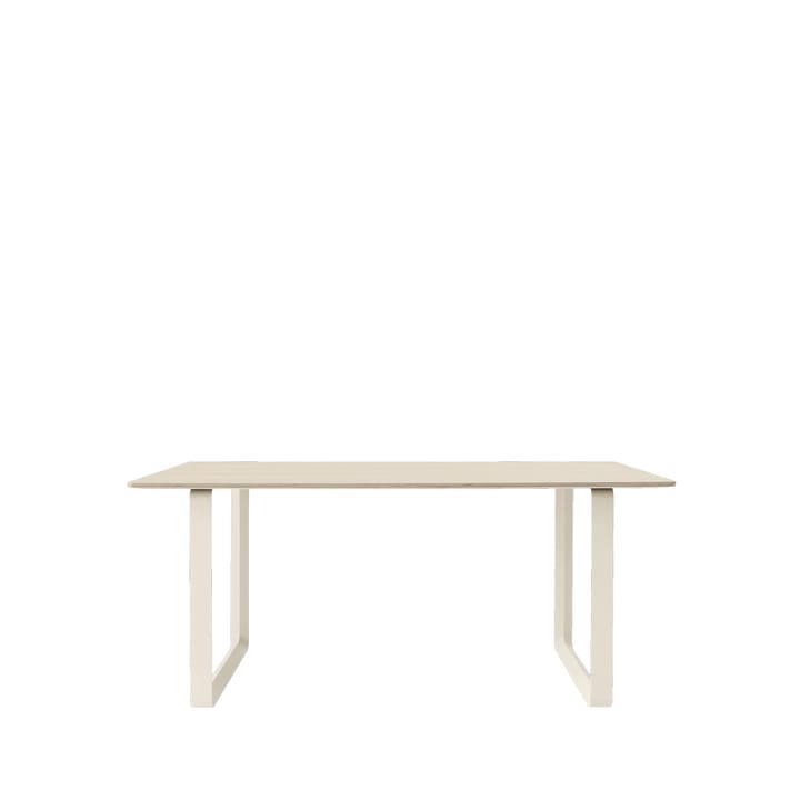 70/70 dining table 170x85 cm - Oak veneer-Plywood-Sand - Muuto