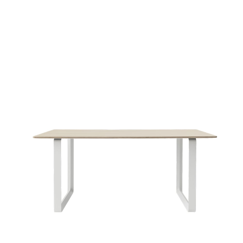 Muuto 70/70 dining table 170x85 cm Oak veneer-Plywood-White