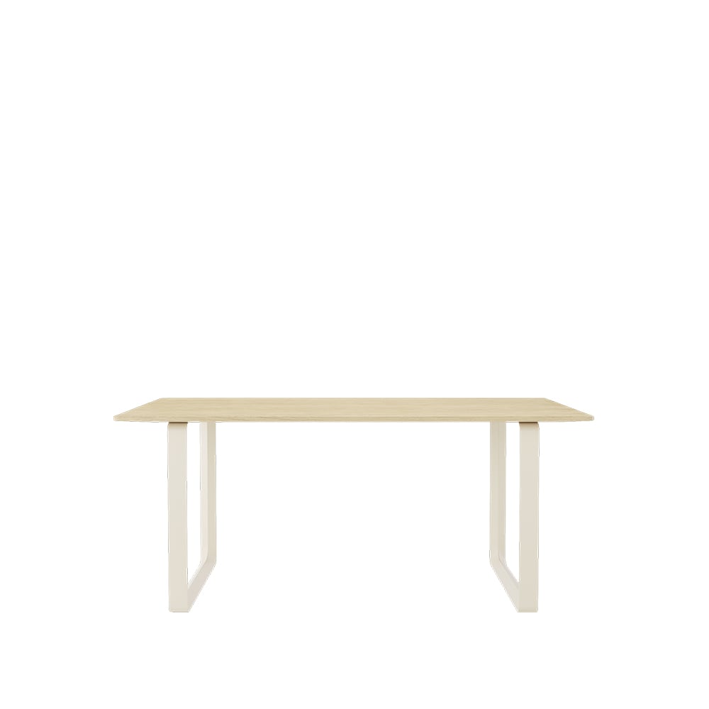 Muuto 70/70 dining table 170x85 cm Solid oak-Sand