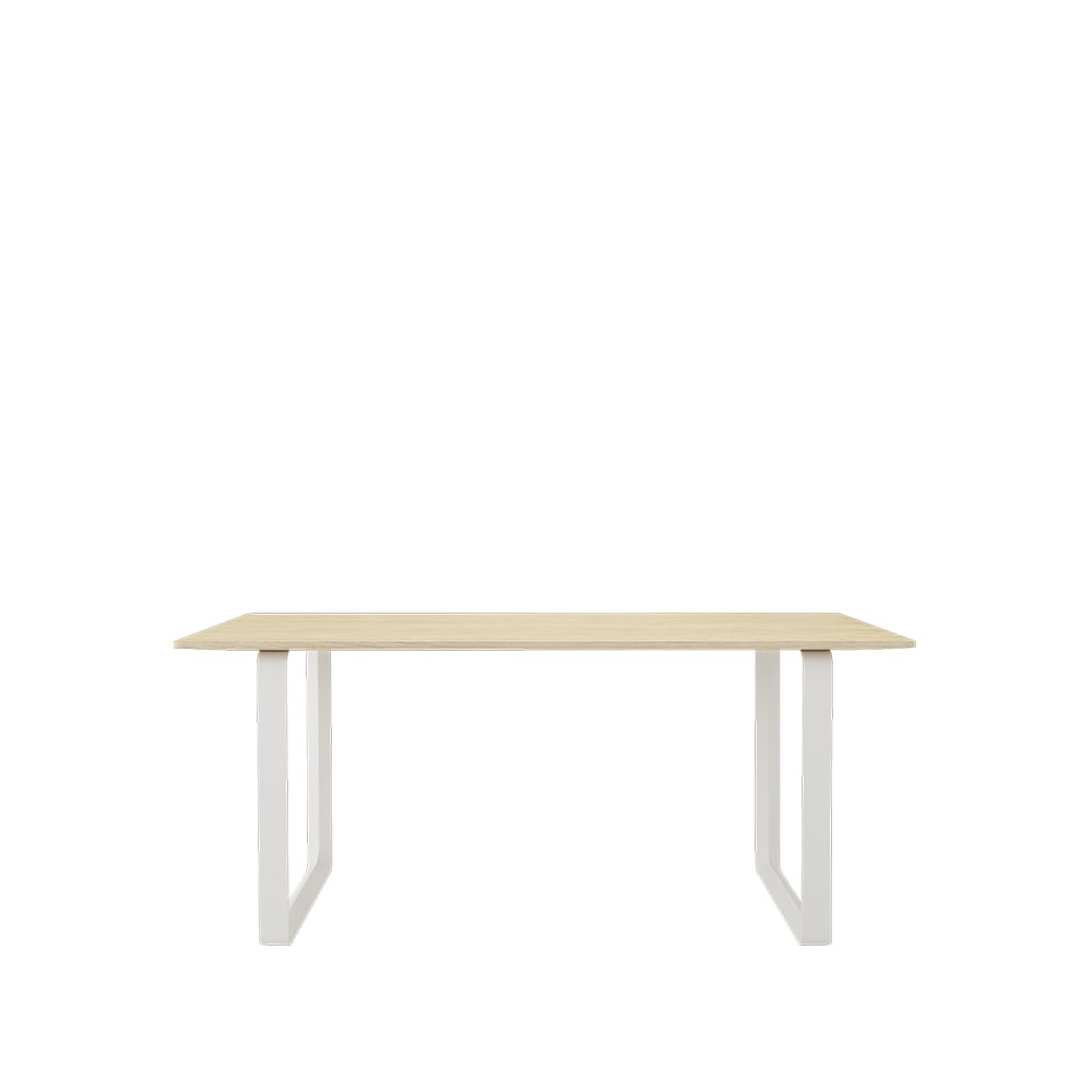 Muuto 70/70 dining table 170x85 cm Solid oak-White