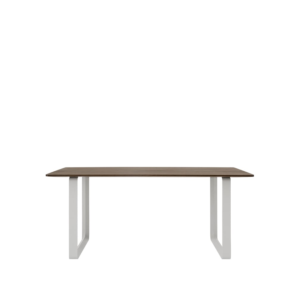 Muuto 70/70 dining table 170x85 cm Solid smoked oak-Grey