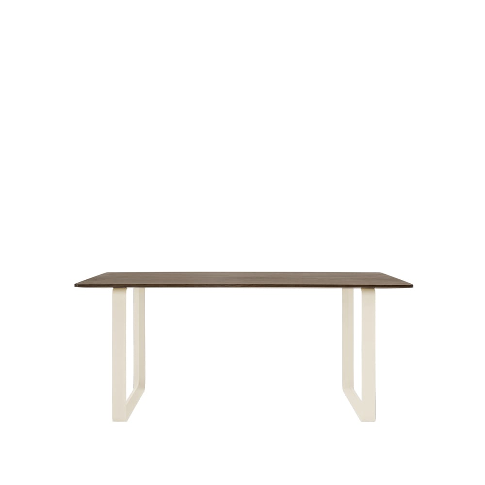 Muuto 70/70 dining table 170x85 cm Solid smoked oak-Sand