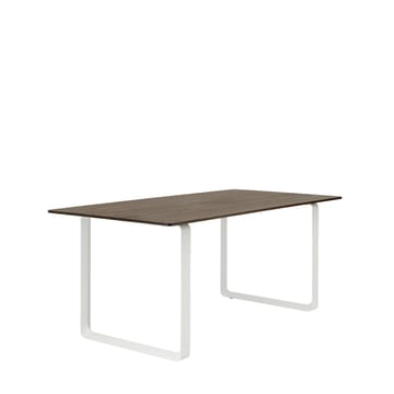 70/70 dining table 170x85 cm - Solid smoked oak-White - Muuto