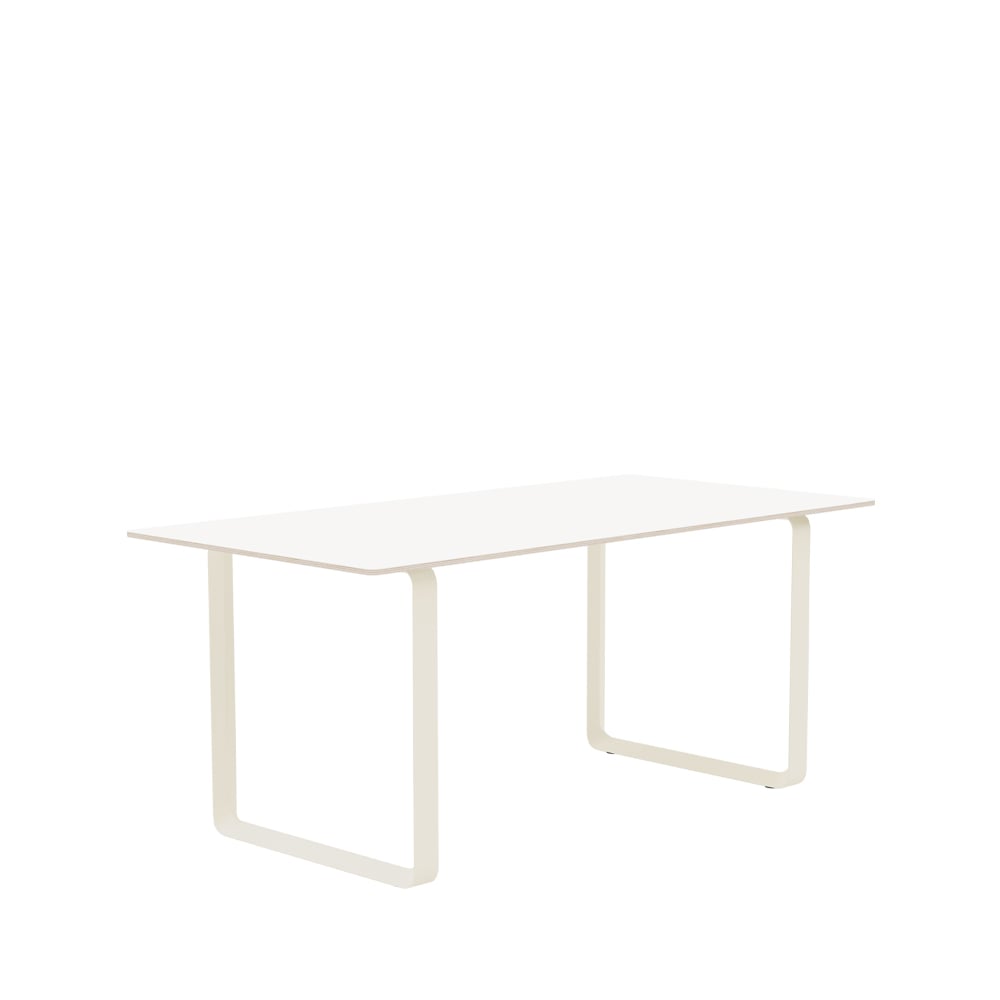 Muuto 70/70 dining table 170x85 cm White laminate-Plywood-Sand