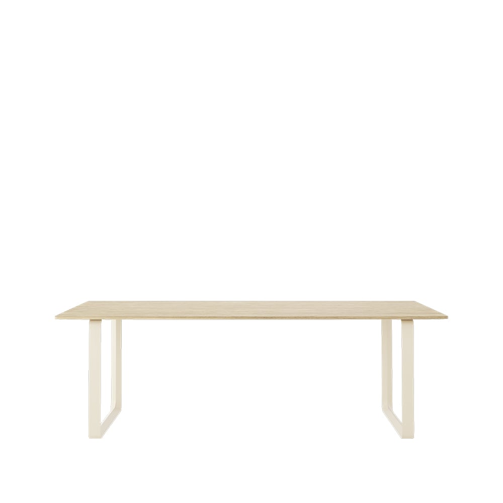 Muuto 70/70 dining table 225x90 cm Solid oak-Sand