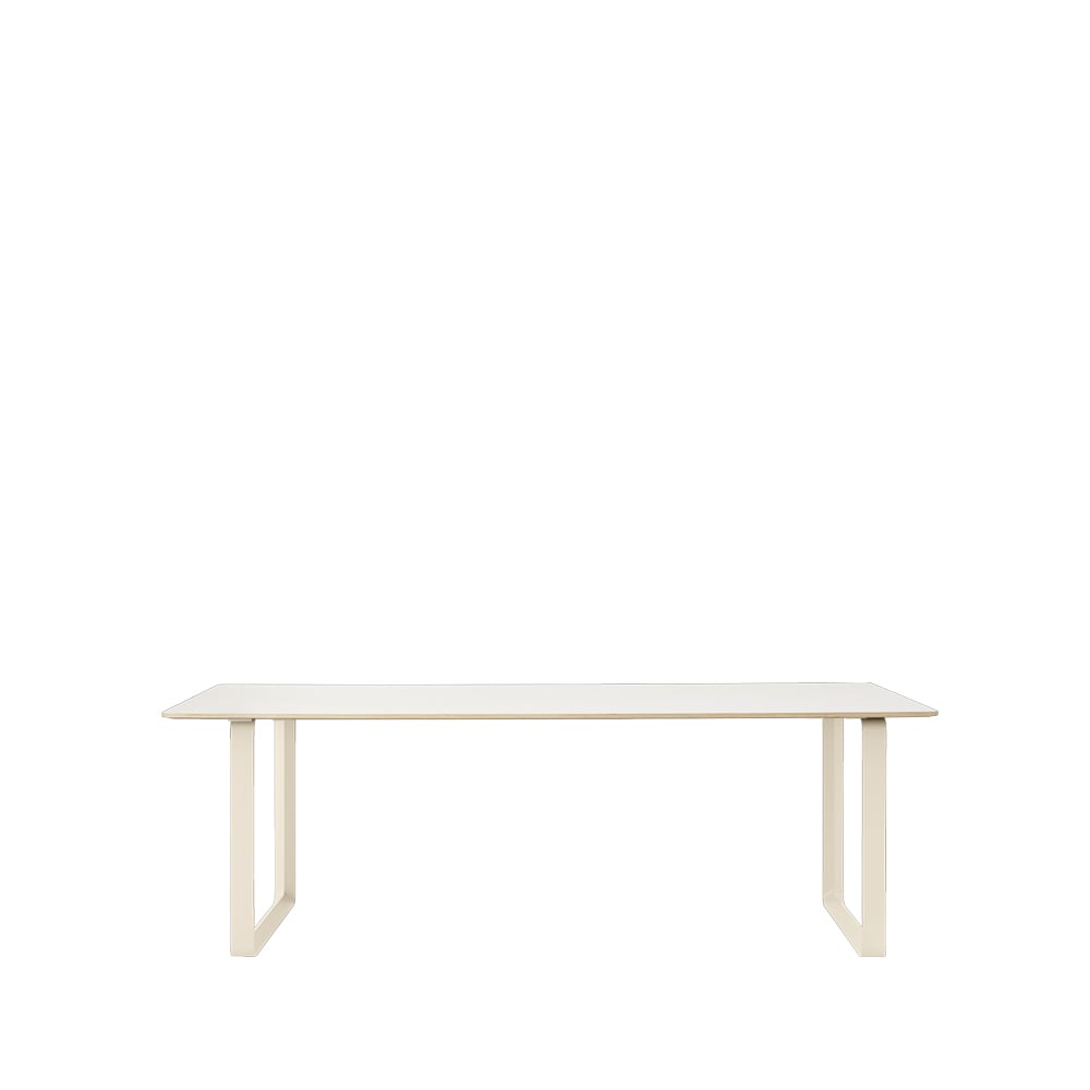 Muuto 70/70 dining table 225x90 cm White laminate-Plywood-Sand