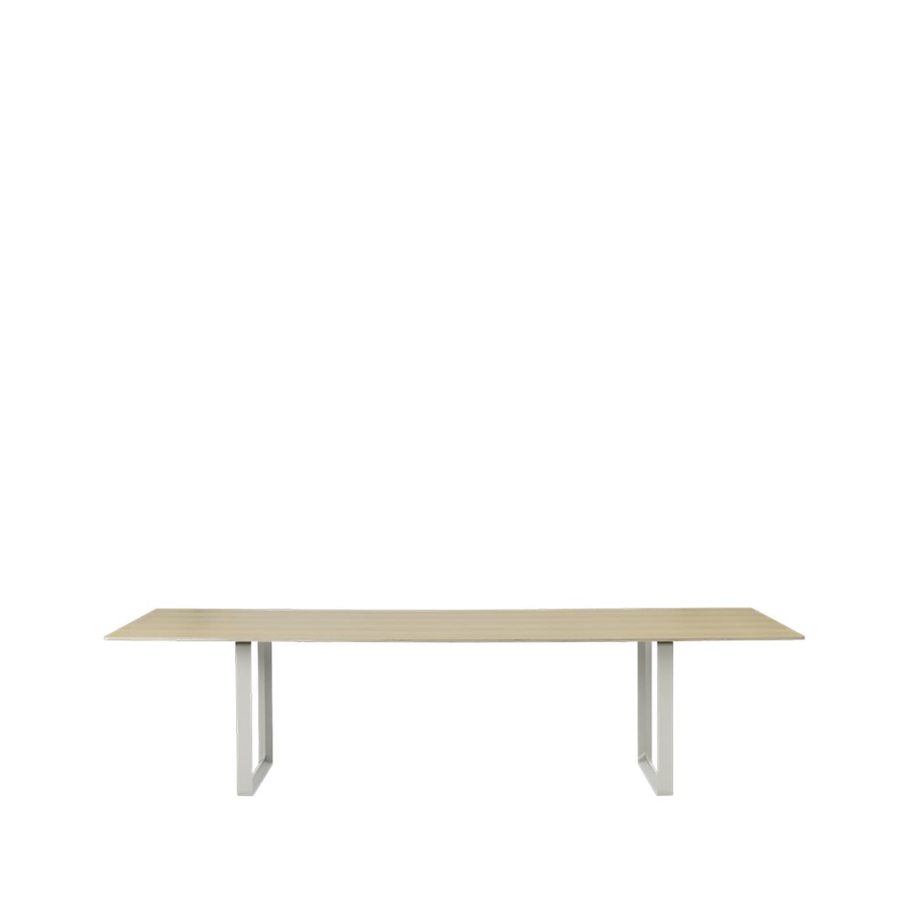 Muuto 70/70 dining table 295x108 cm Oak veneer-Plywood-Grey