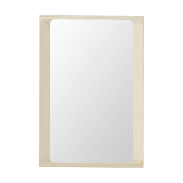 Arced mirror 80x55 cm - Spruce - Muuto