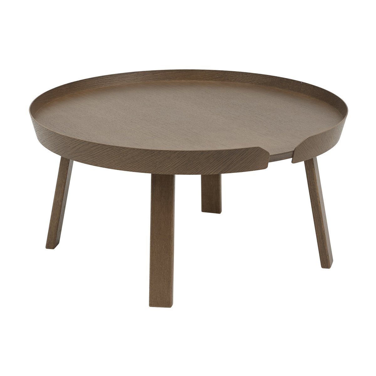 Muuto Around table large Stained dark brown