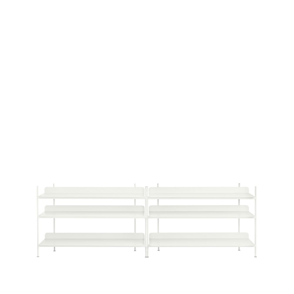 Muuto Compile configuration 6 shelving system White