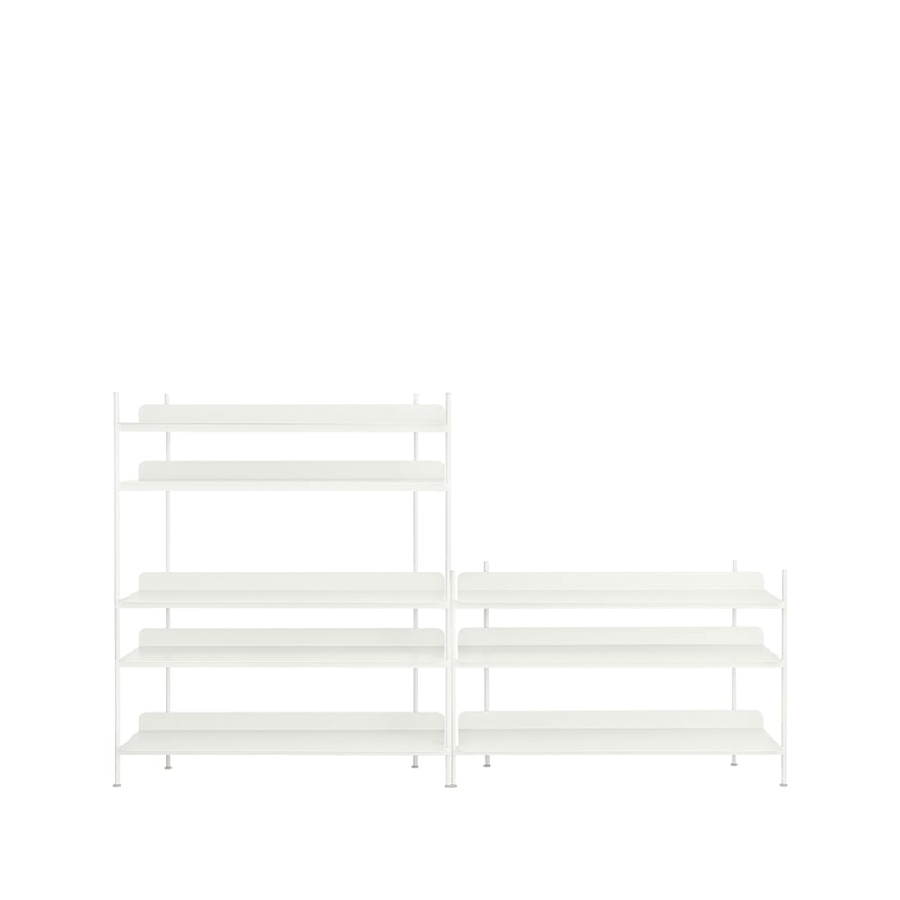 Muuto Compile configuration 7 shelving system White