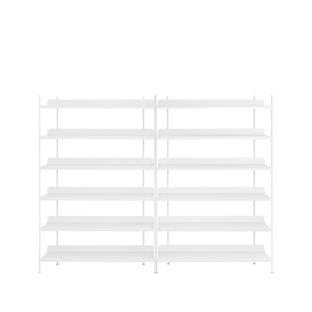 Muuto Compile configuration 8 shelving system White