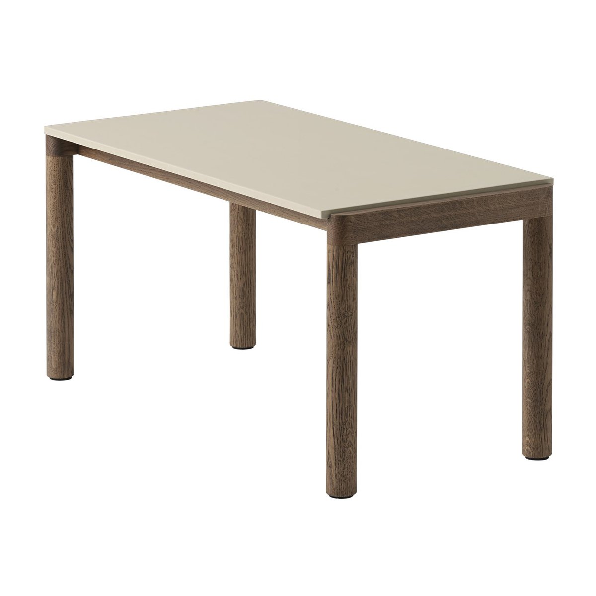 Muuto Couple 1 Plain coffee table 40x84x40 cm Sand-dark oiled oak