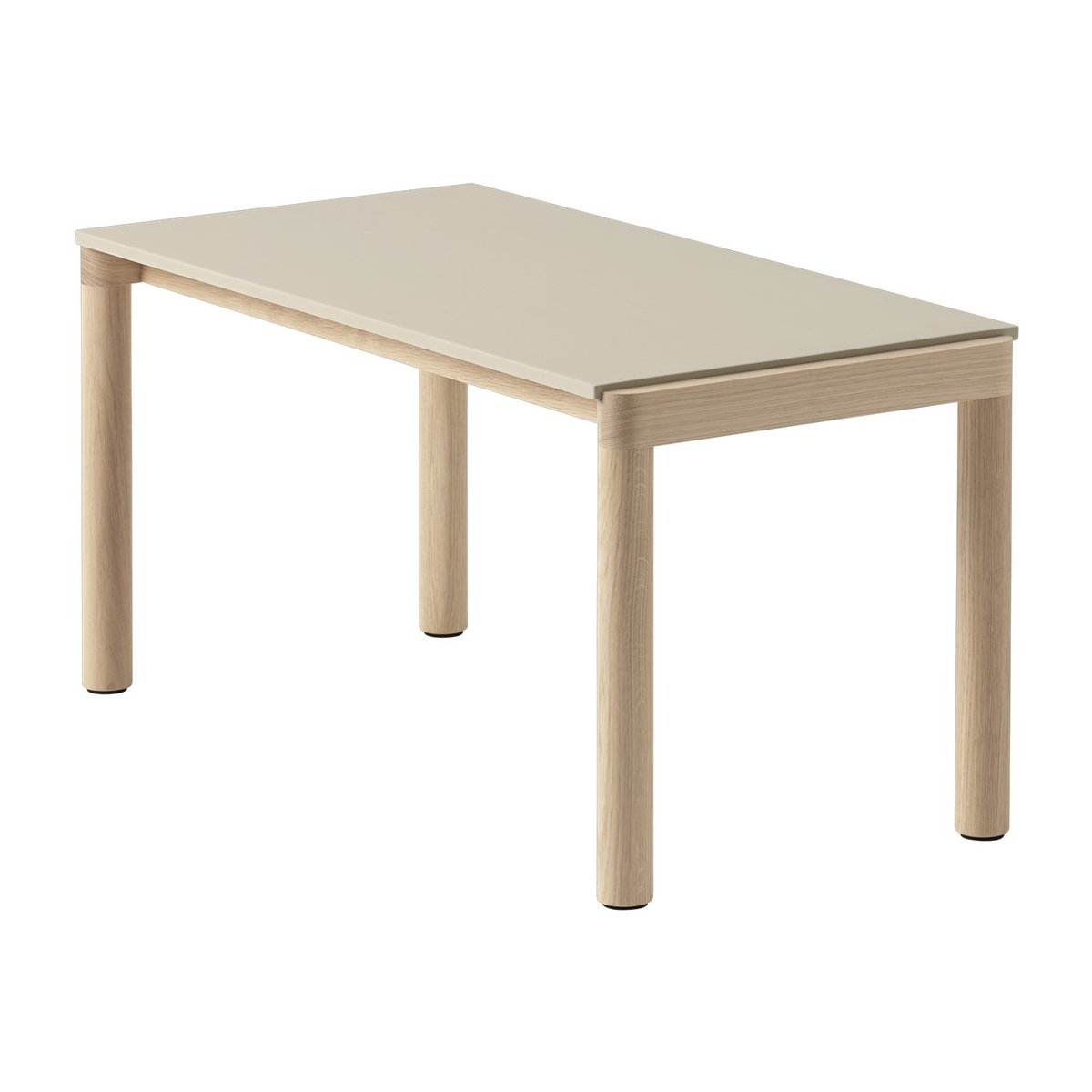 Muuto Couple 1 Plain coffee table 40x84x40 cm Sand-oak