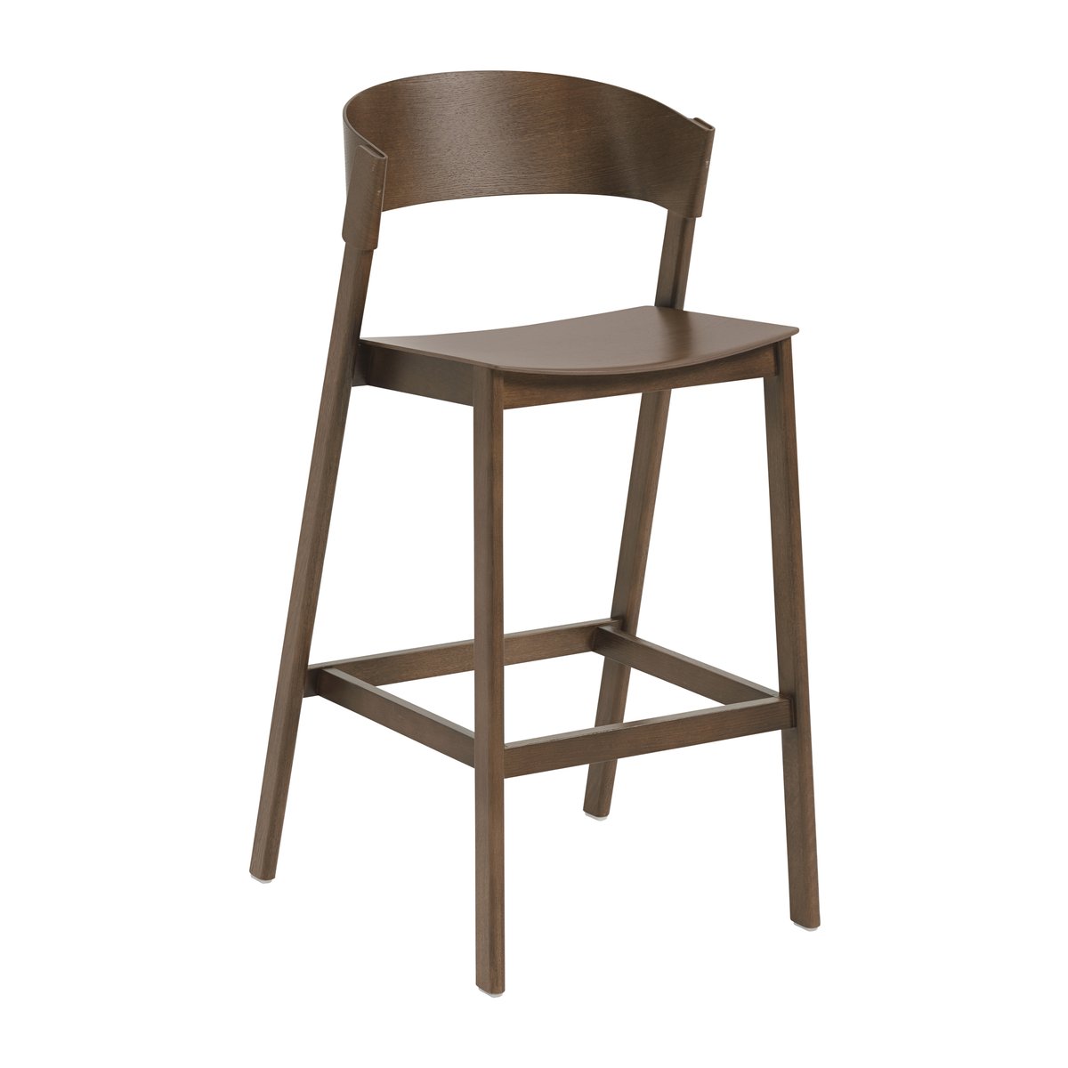 Muuto Cover bar stool Stained dark brown