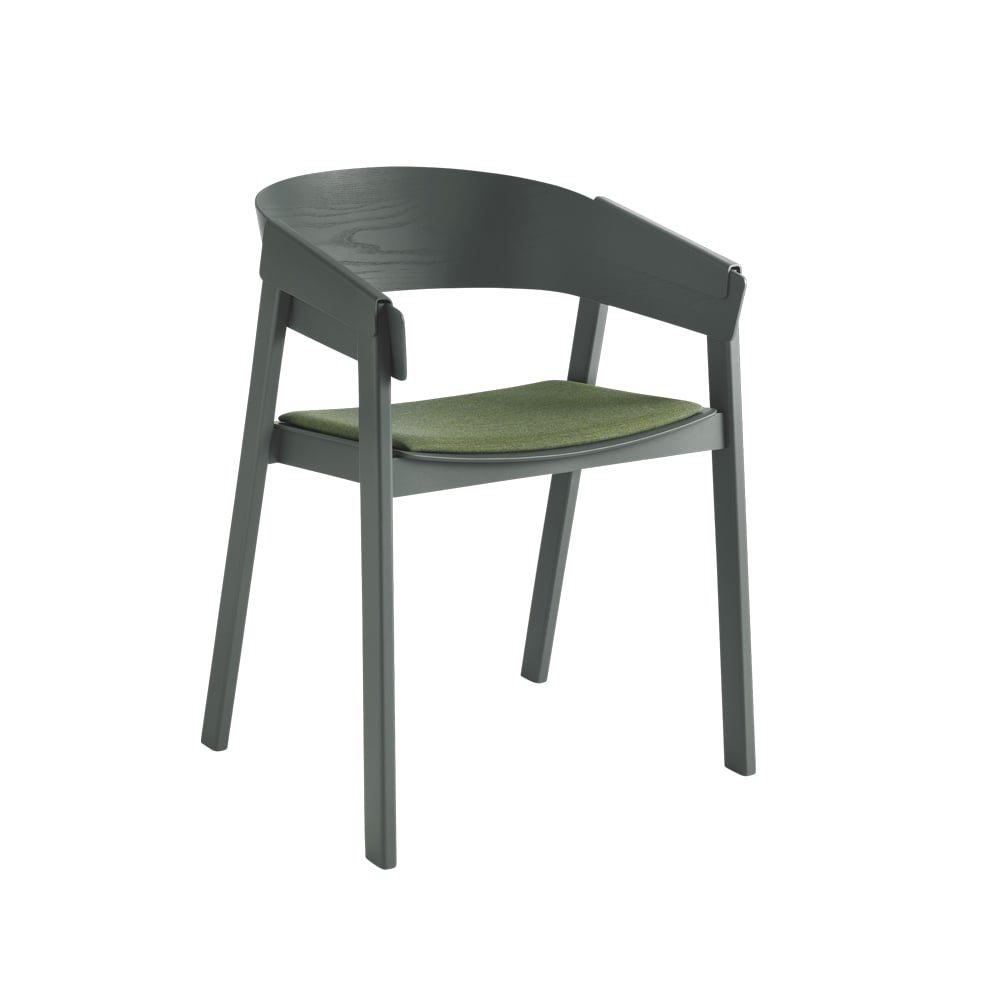 Muuto Cover chair upholstered seat Remix 933-Green