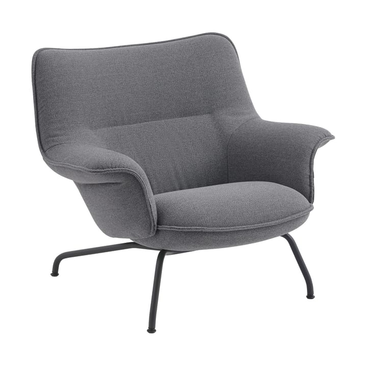 Doze armchair low - Ocean 80-anthracite black - Muuto