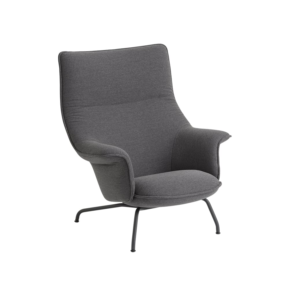 Muuto Doze armchair Ocean 80-Anthracite black