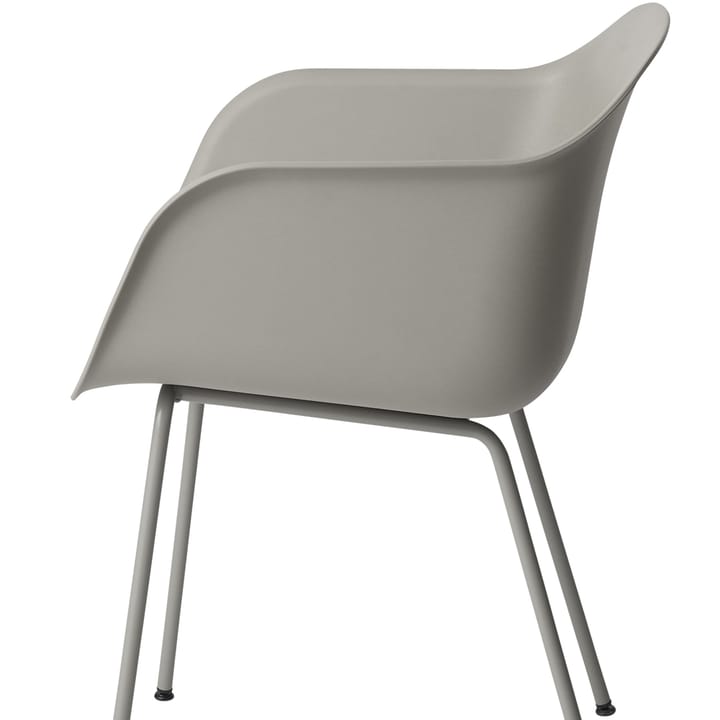 Fiber armchair tube base, Remix 452-Grey Muuto