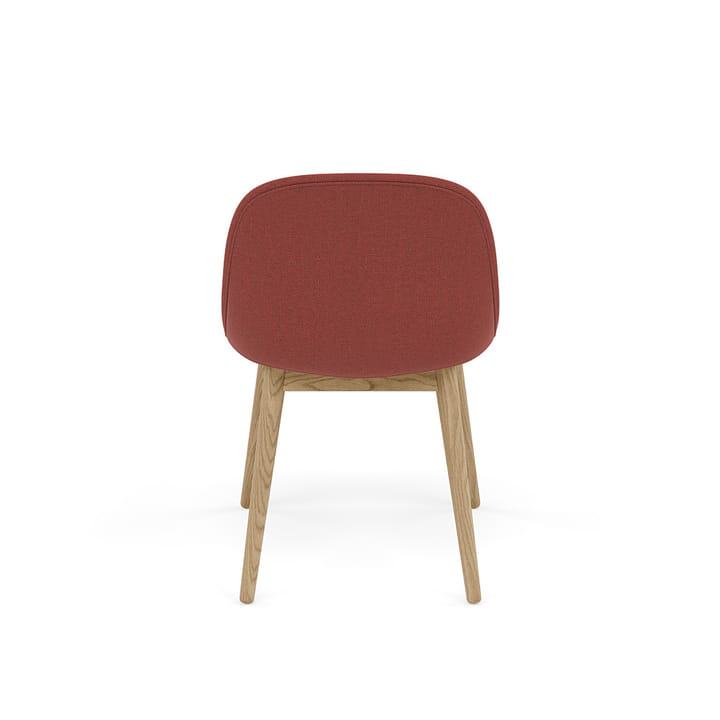 Fiber Side Chair with wooden legs, Re-wool 558-oak Muuto