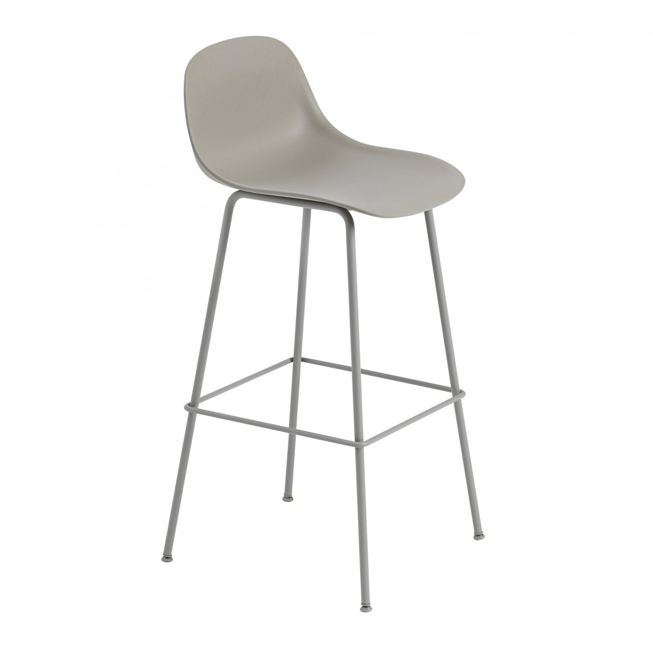 Fiber Tube Bar Chair With Back Rest 75 Cm from Muuto - NordicNest.com