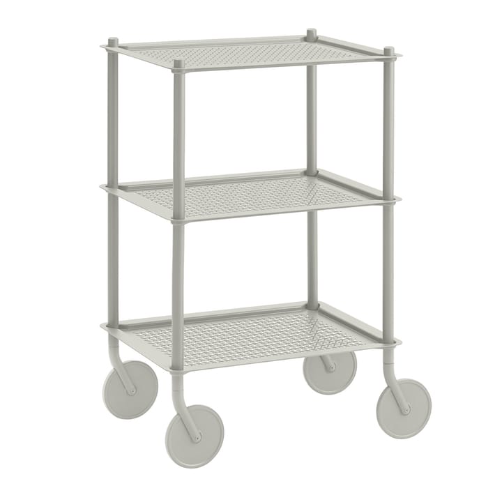 Flow 3-layer trolley 90 cm - Grey - Muuto