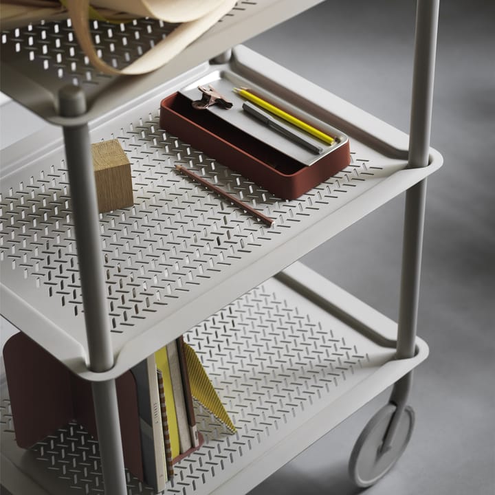 Flow 3-layer trolley 90 cm, Grey Muuto