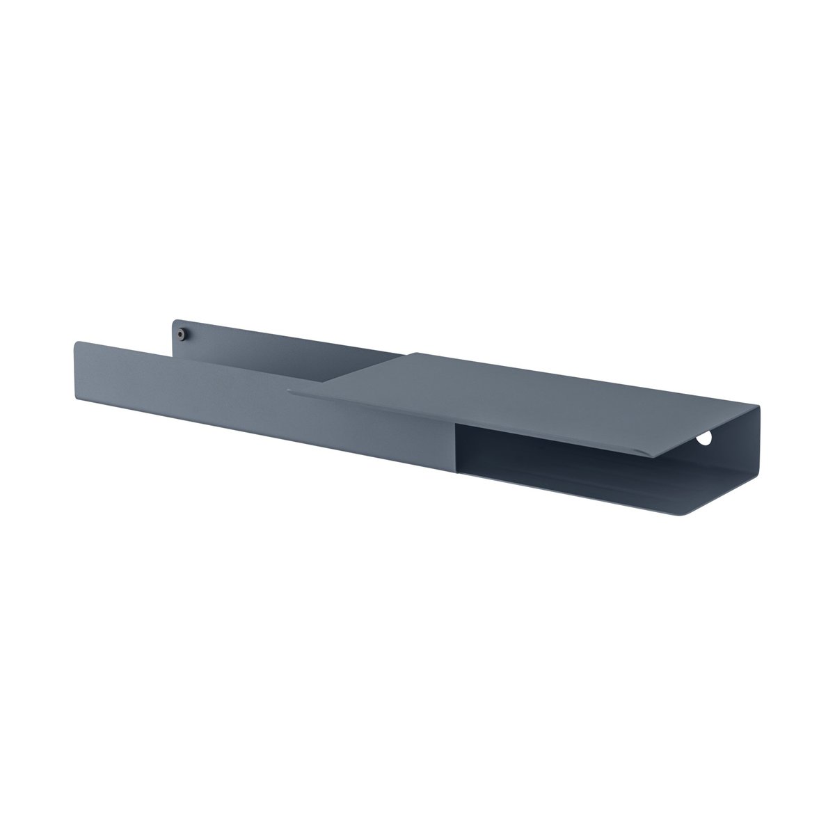 Muuto Folded platform shelf 62x5.4 cm Blue-Grey