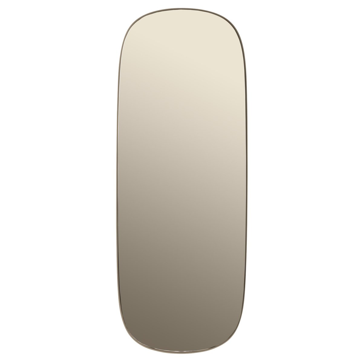 Muuto Framed mirror large Taupe-taupe