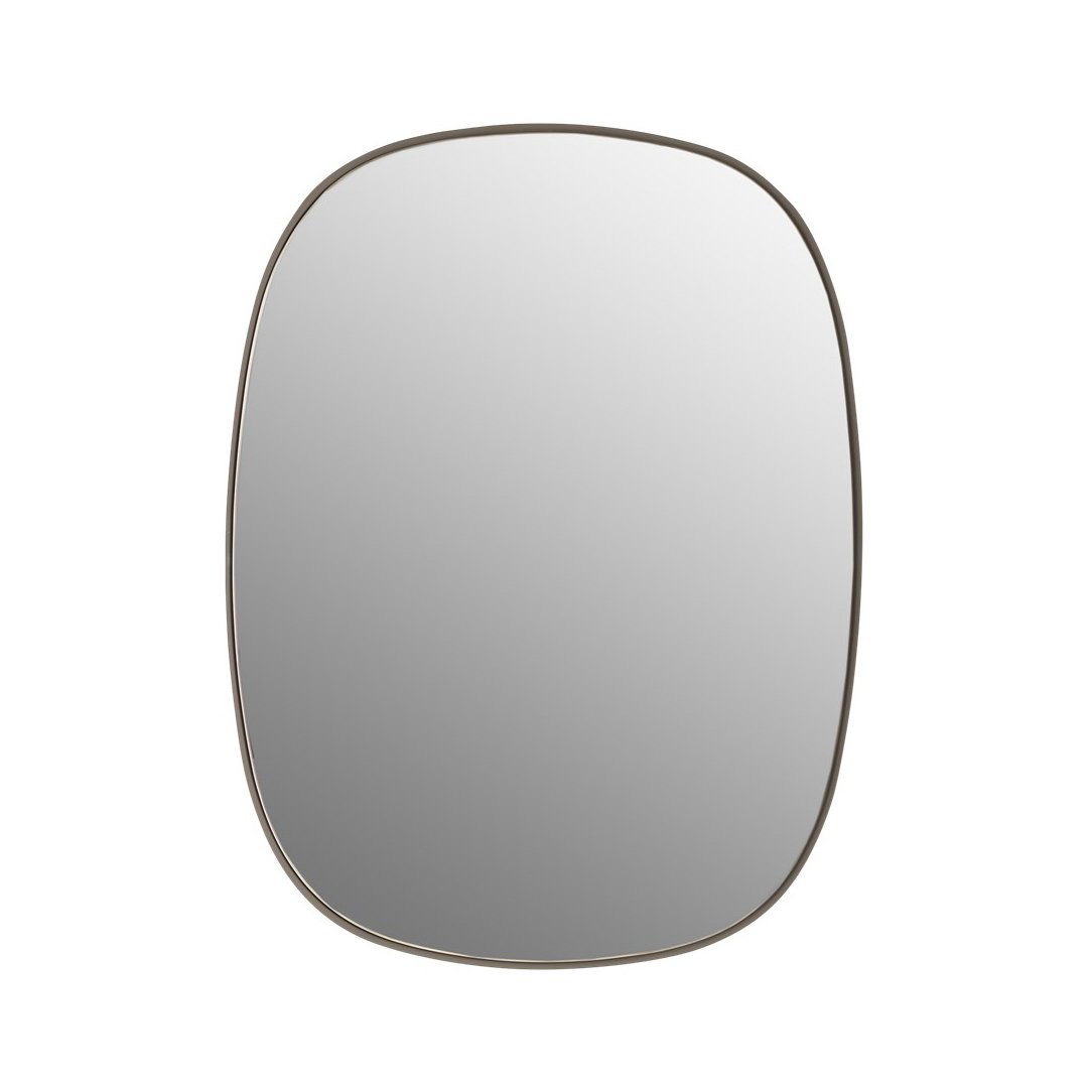 Muuto Framed mirror small Taupe-clear