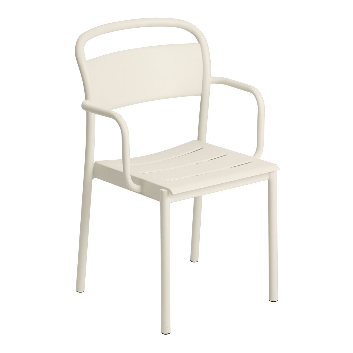 Muuto Linear steel armchair Off-white