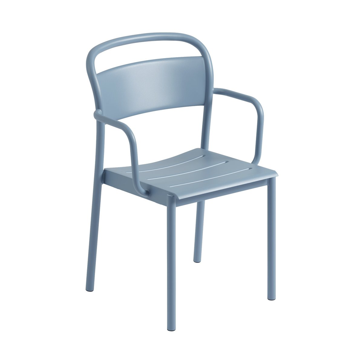 Muuto Linear steel armchair Pale blue