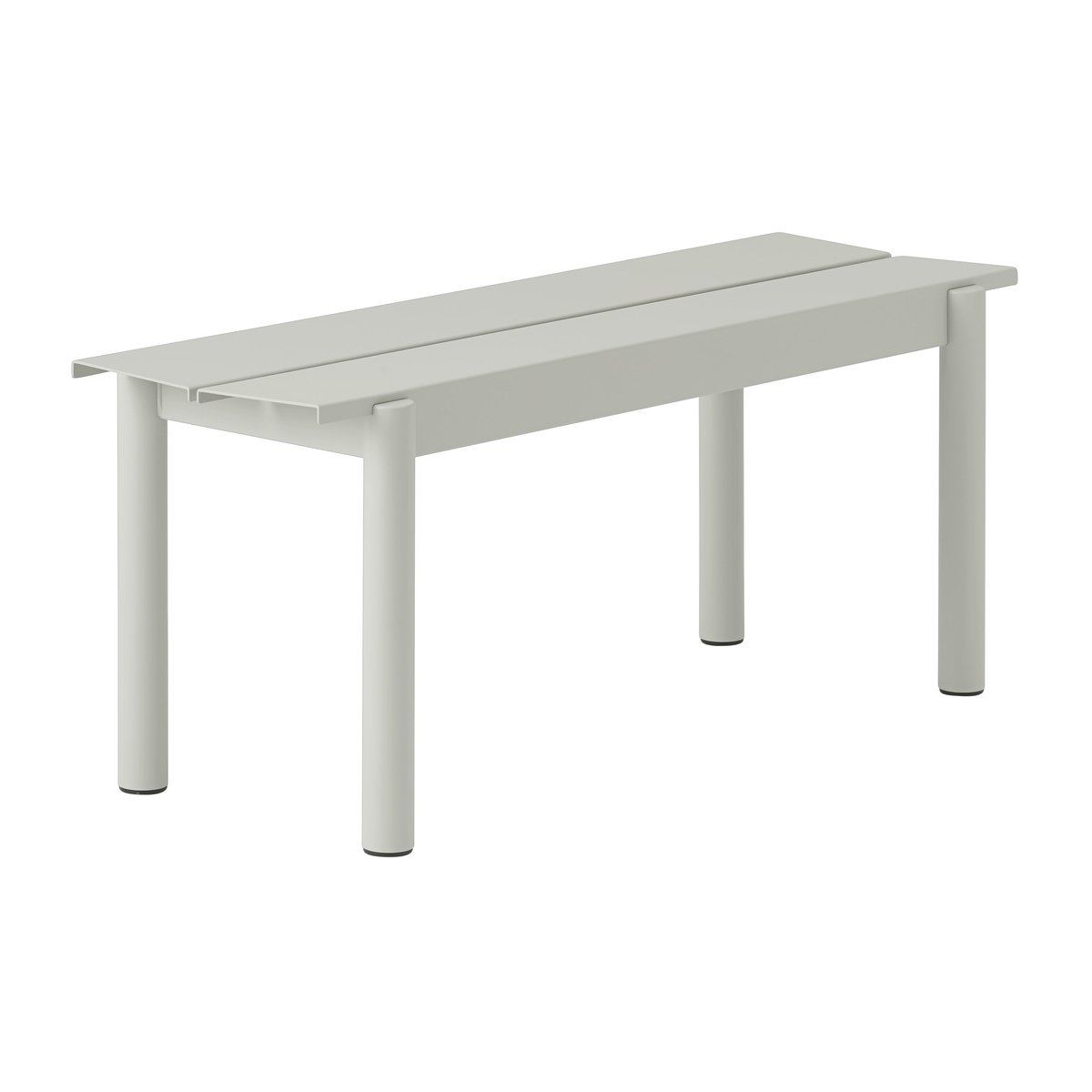 Muuto Linear steel bench 110 cm Grey (RAL 7044)