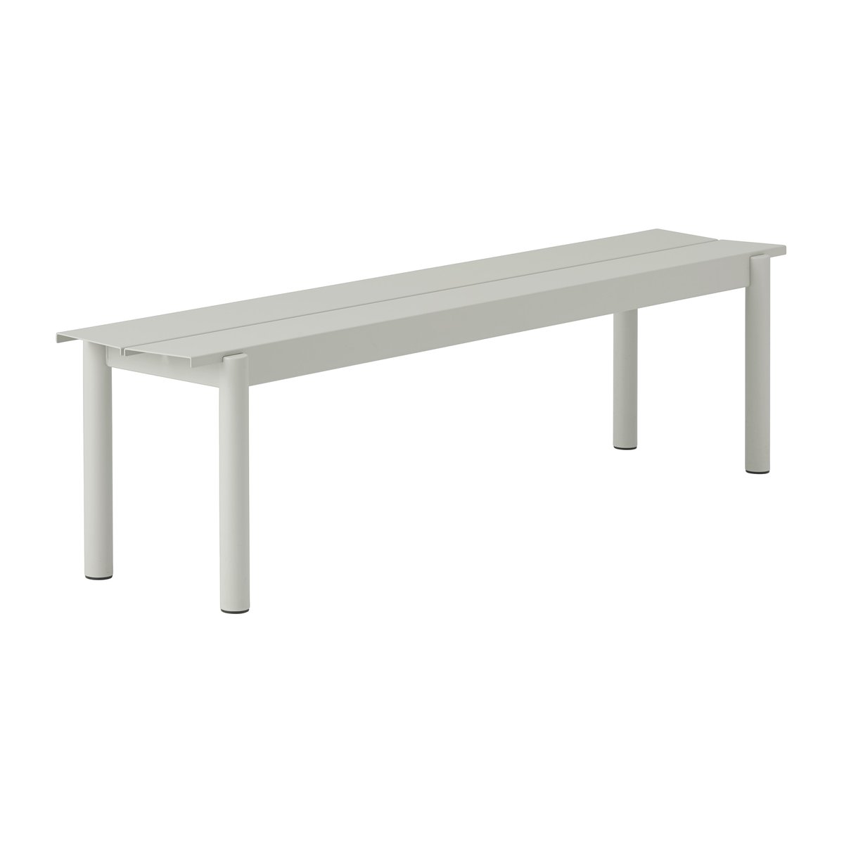 Muuto Linear steel bench 170 cm Grey (RAL 7044)