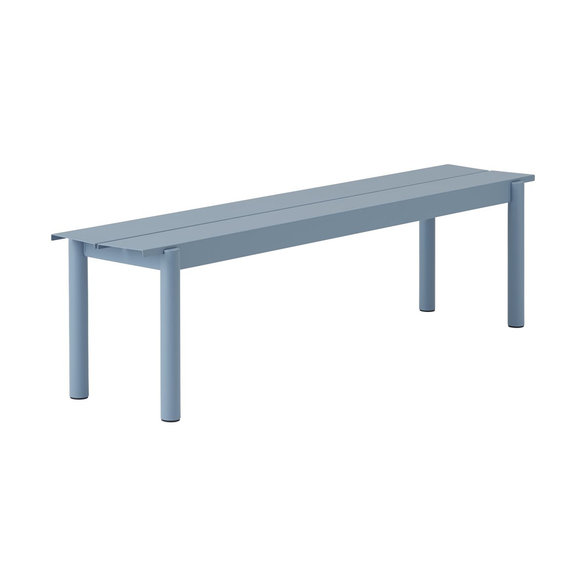 Muuto Linear steel bench 170 cm Pale blue