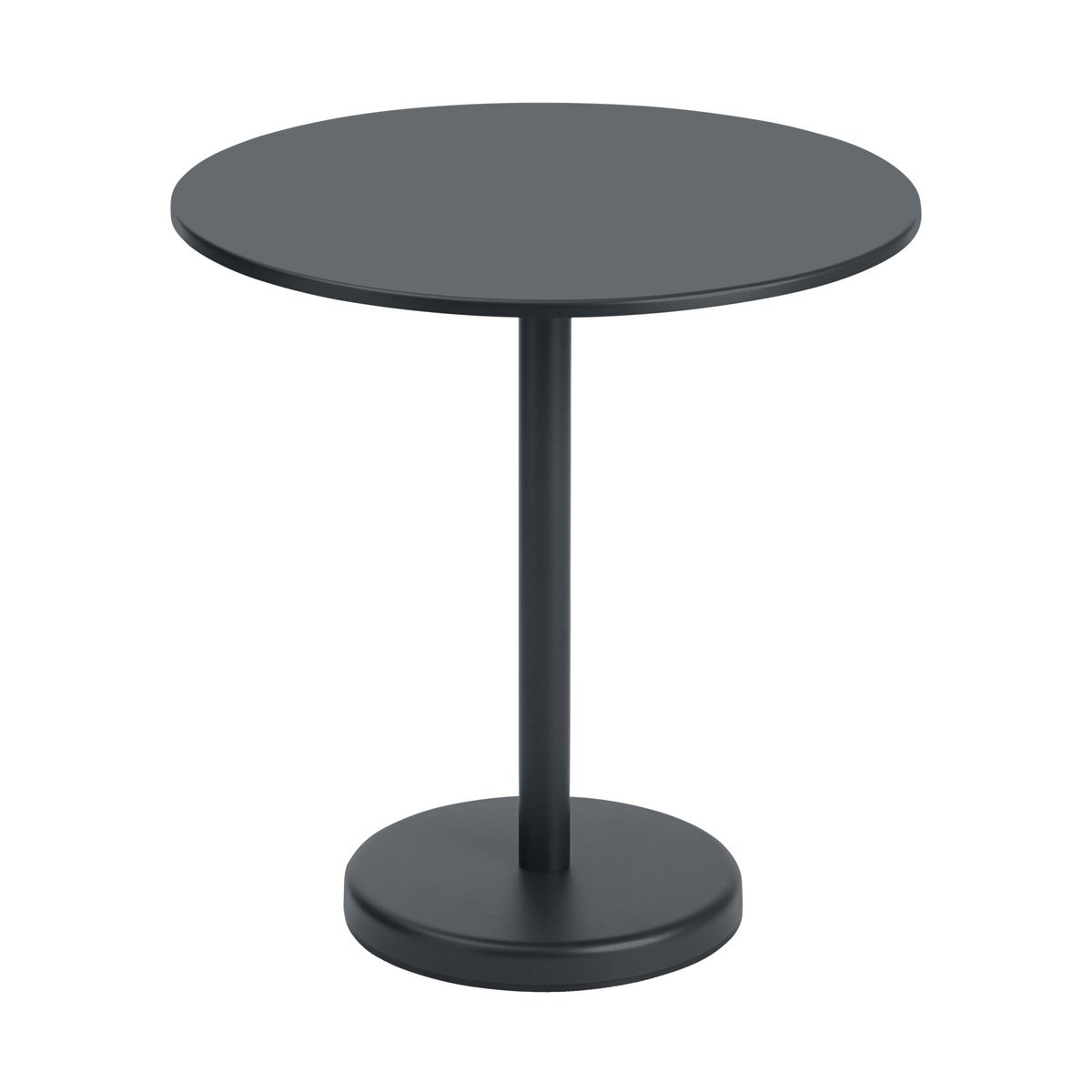 Muuto Linear steel table Ø70 cm Black