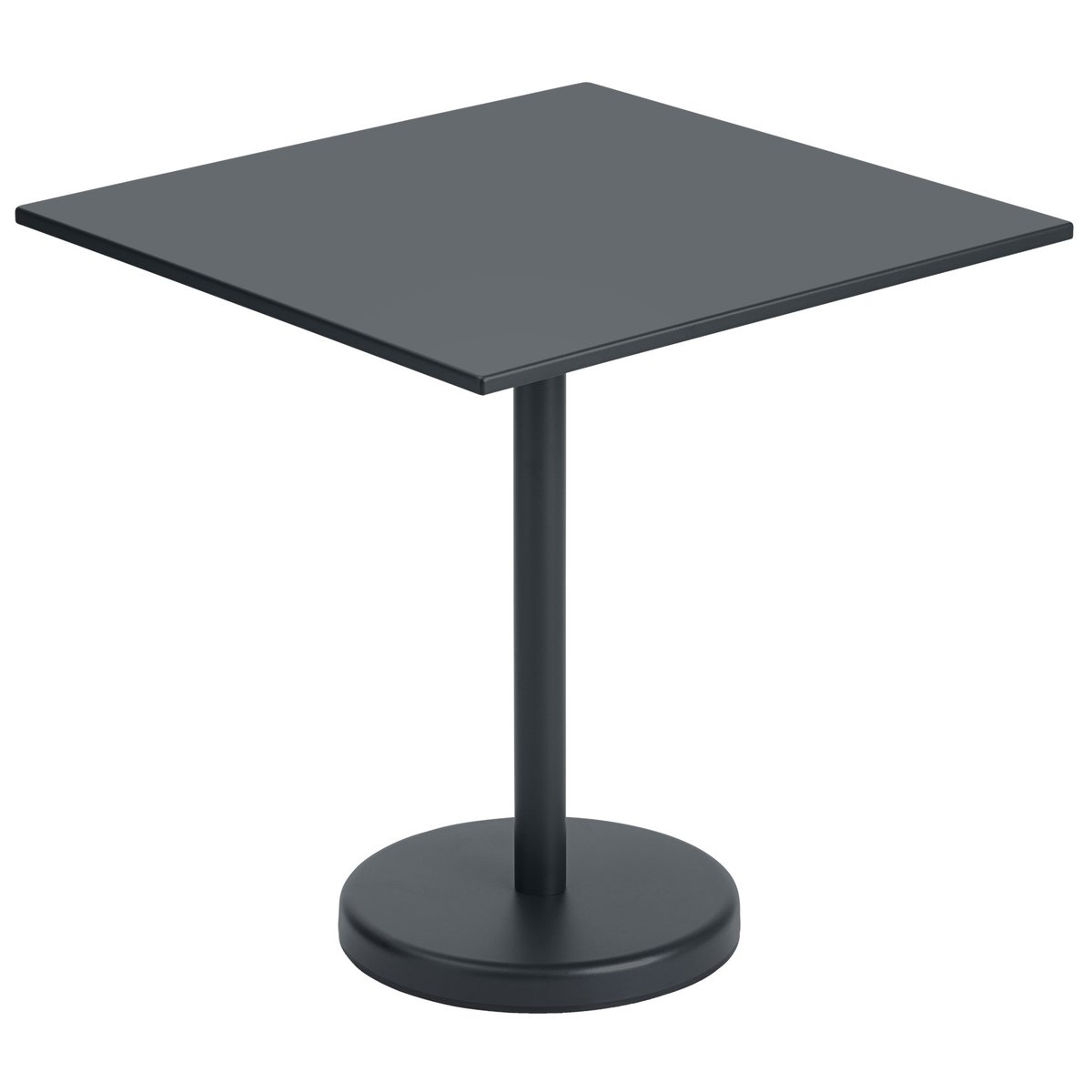 Muuto Linear steel table 70x70 cm Black