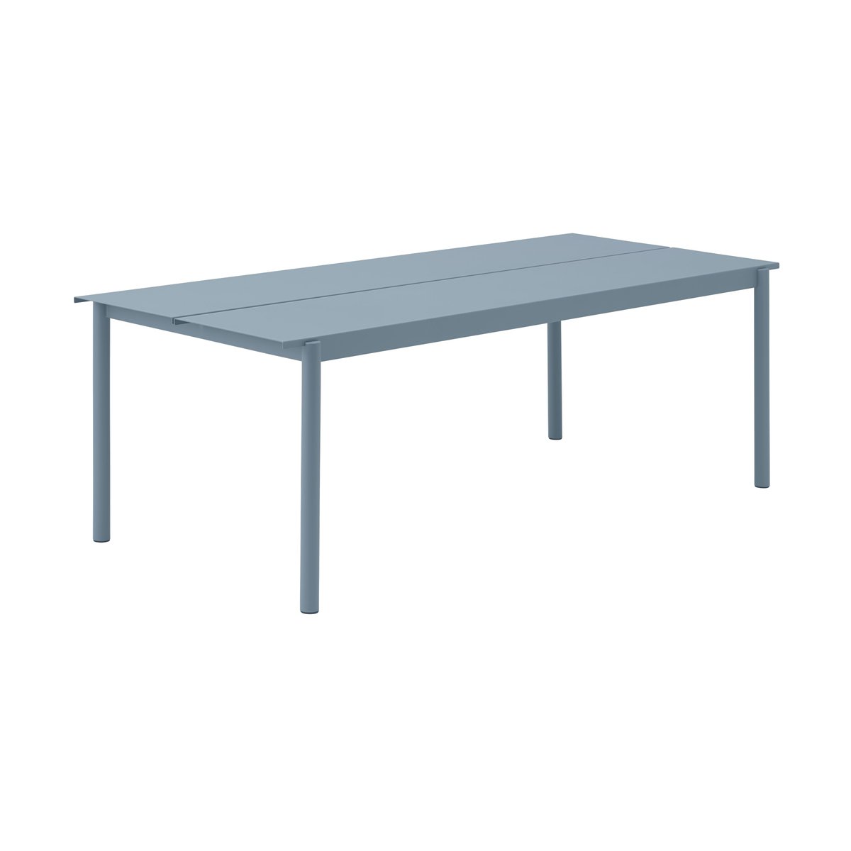 Muuto Linear steel table 75x200 cm Pale blue