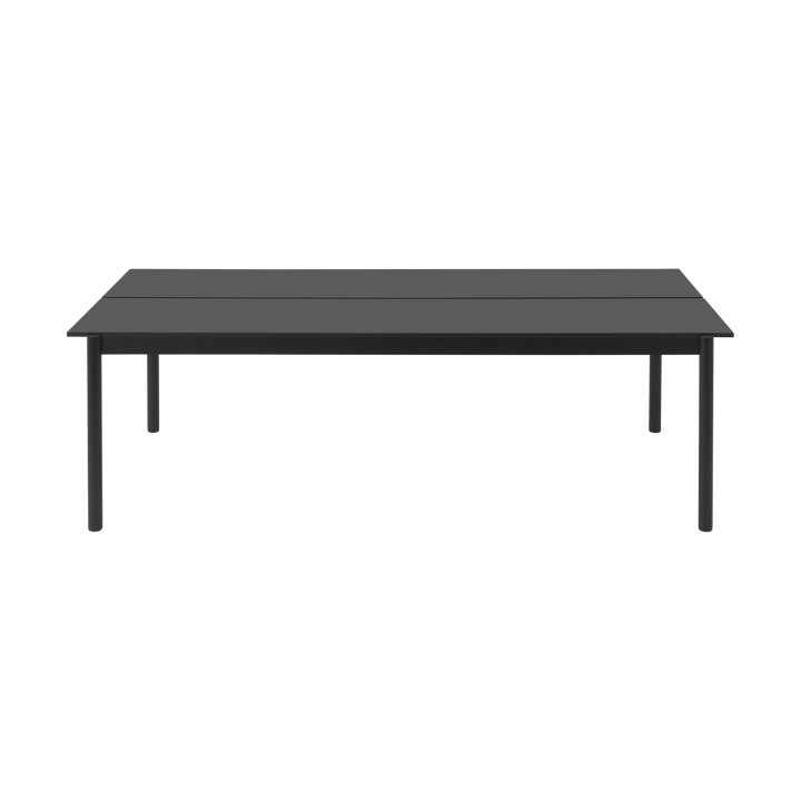 Linear System dining table 110x240 cm - Black nanolaminate-black-black - Muuto