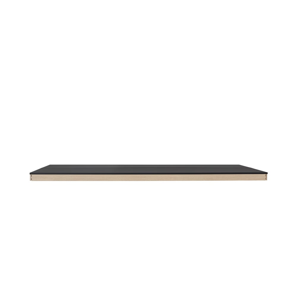 Muuto Linear System Middle Module table Black nanolaminate-black