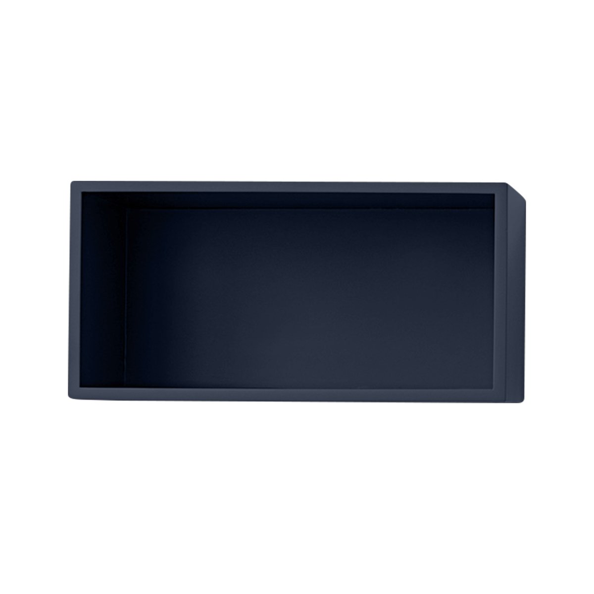 Muuto Mini stacked 2.0 shelving, small midnight blue