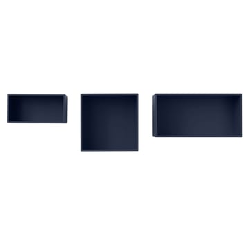 Mini stacked 2.0 storage system, large - midnight blue - Muuto