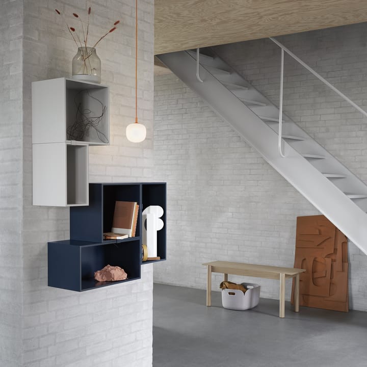 Mini stacked 2.0 storage system, small, midnight blue Muuto