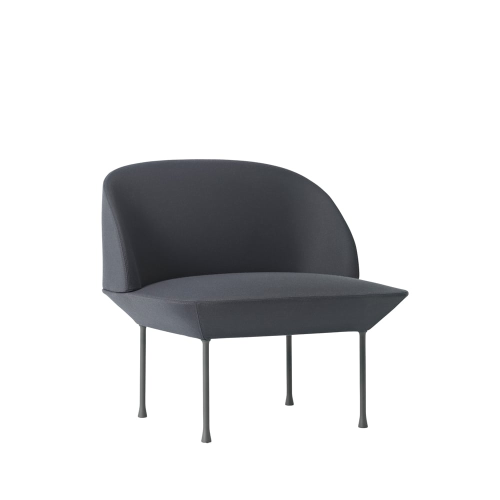 Muuto Oslo sofa 1-seat Steelcut 180-Dark Grey