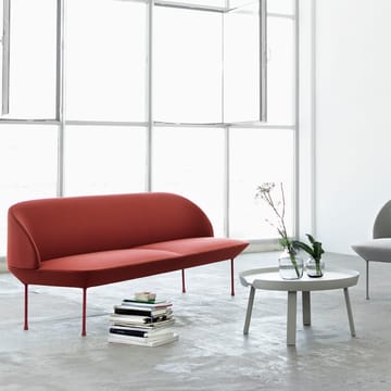 Oslo sofa 2-seat - Hallingdal 407-Yellow - Muuto