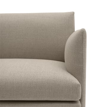 Outline arm chair fabric - Ecriture 240-Polished Aluminum - Muuto