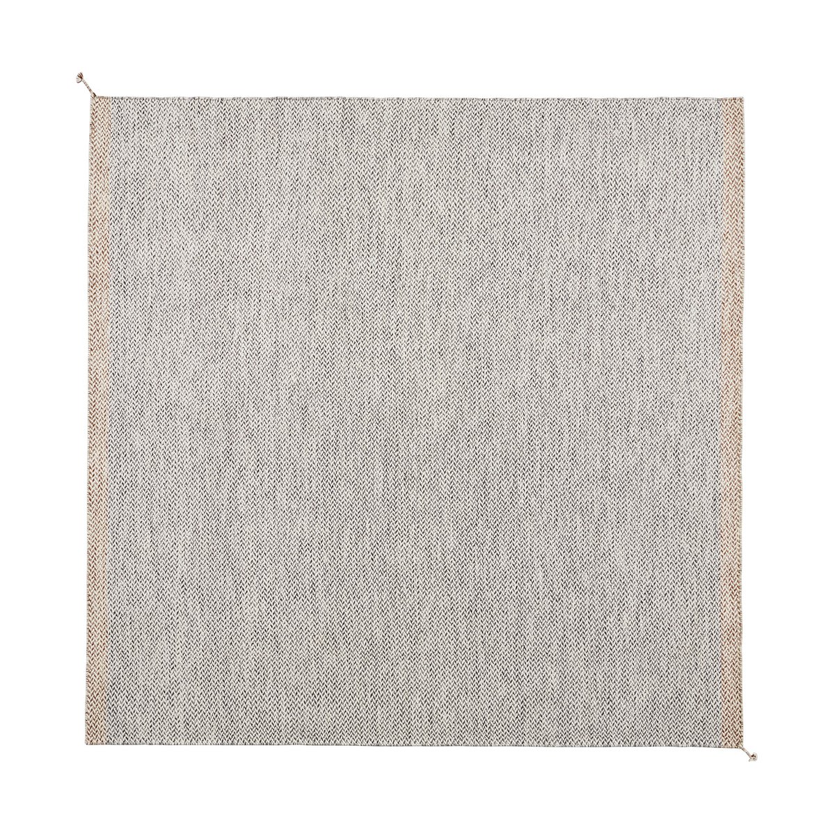 Muuto Ply rug 240x240 cm Black-white